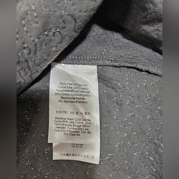 NWT DKNY Gray Scoop Neck Sequin T Shirt Large - Picture 7 of 7